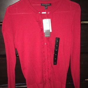 Banana Republic Red Cardigan